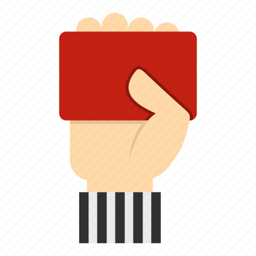 Card, football, foul, hand, referee, soccer, sport icon - Download on Iconfinder