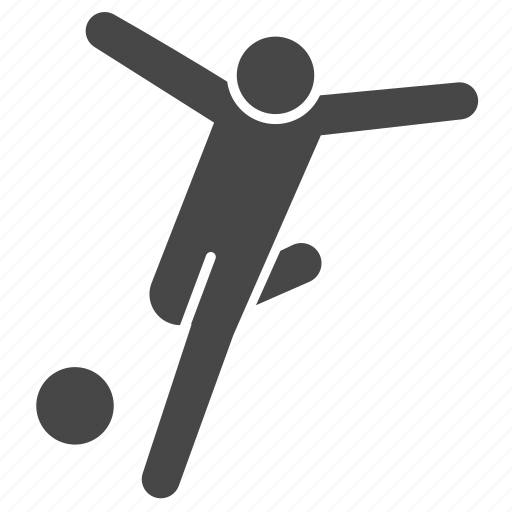 Action, football, kick, player, shoot, soccer icon - Download on Iconfinder