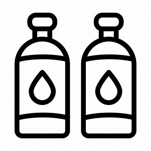 Water bottles, drink, beverage, plastic, game icon - Download on Iconfinder