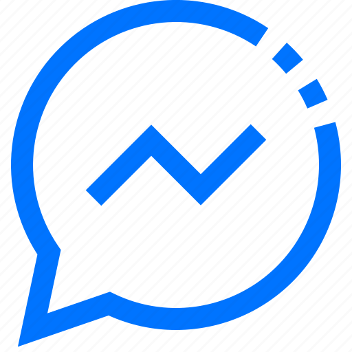Box, chat, communication, facebook, messenger, sign, social icon - Download on Iconfinder
