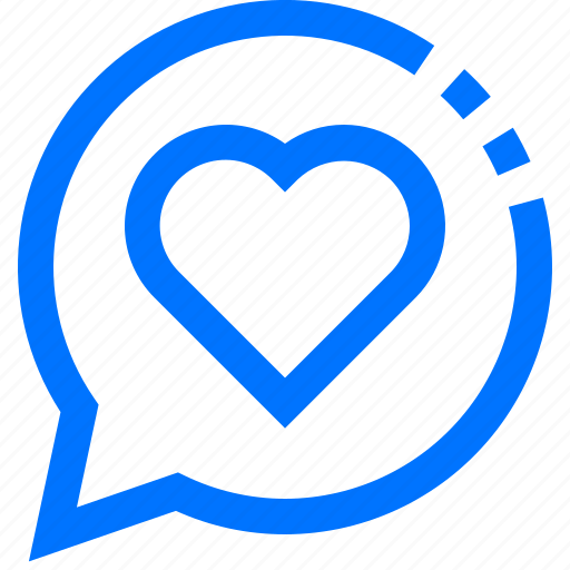 Chat, communication, favorite, heart, like, message, social icon - Download on Iconfinder