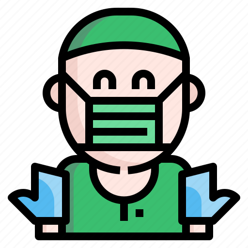 Disease, doctor, face, mask, protection, safety icon - Download on Iconfinder