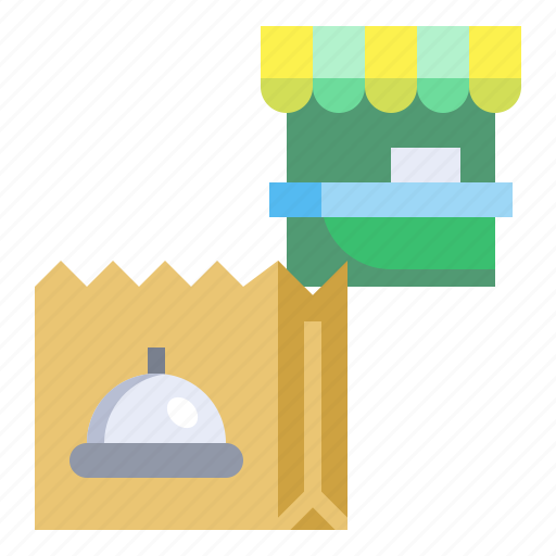 Away, bag, delivery, food, restaurant, shopping, take icon - Download on Iconfinder