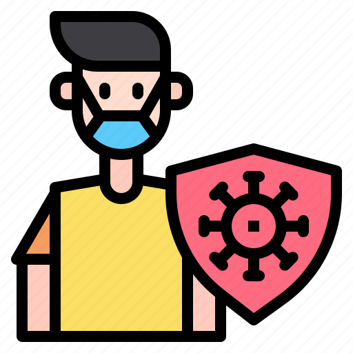 Man, medical, mask, protection, virus, coronavirus icon - Download on Iconfinder