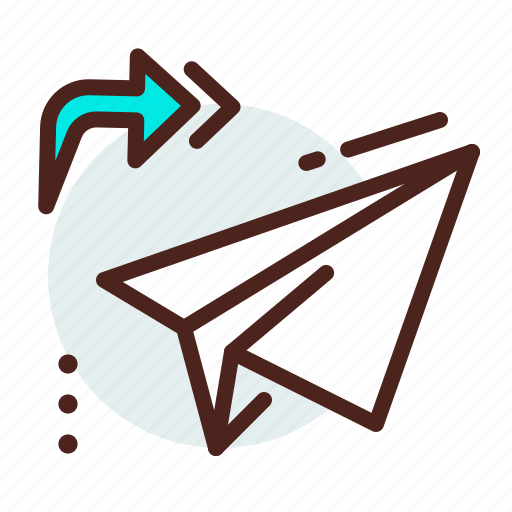 Arrow, paper, plane, receive, send icon - Download on Iconfinder