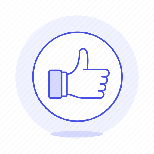 Circle, like, media, social, thumb, up icon - Download on Iconfinder