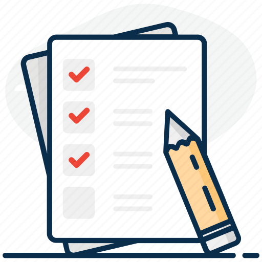 Evaluation form, feedback, feedback form, form, questionnaire, survey checklist, survey form icon - Download on Iconfinder