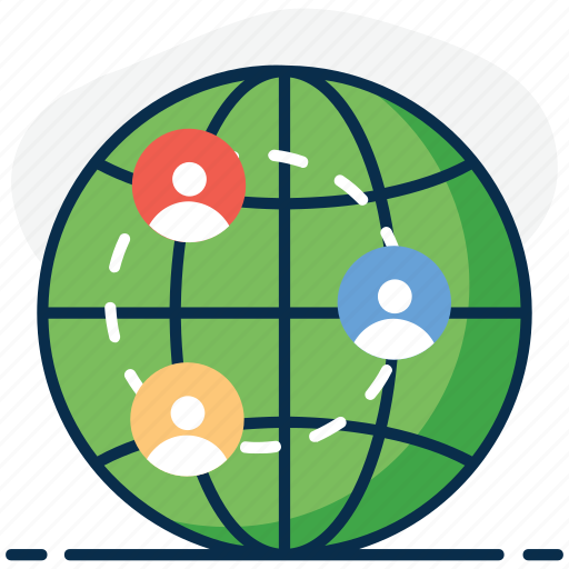 Communication, global, global collaboration, global communication, global community, global network, worldwide communication icon - Download on Iconfinder