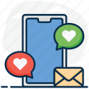 chat, love, love chat, love message, mobile communication, mobile message, romantic chat
