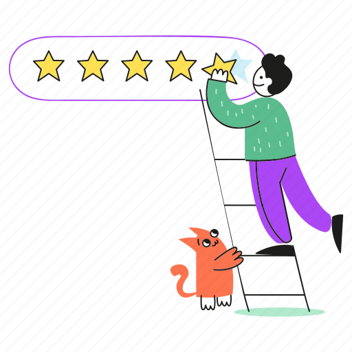 Review, social, media, rate, feedback, business, rating illustration - Download on Iconfinder