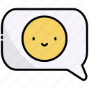emoji, social media, face, reaction, happy, smiley, feedback
