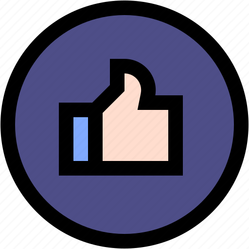 Like, thumb, up, finger, gestures icon - Download on Iconfinder