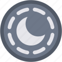 dark, mode, sleep, night, moon, button, interface