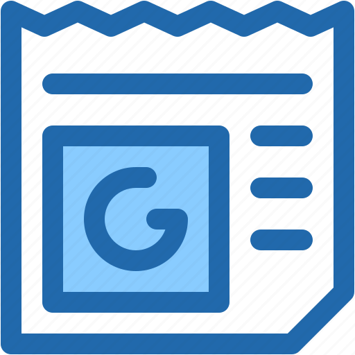 Google, news, newspaper, communications, report, social, media icon - Download on Iconfinder