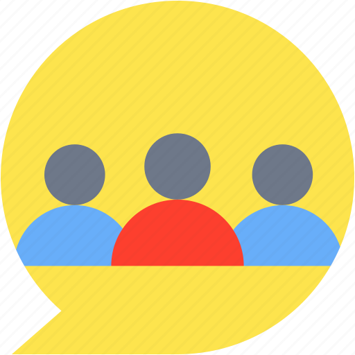 Group, society, members, person, community, chat icon - Download on Iconfinder