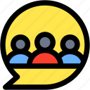 group, society, members, person, community, chat
