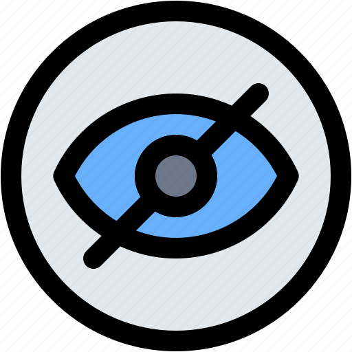 Hide, privacy, hidden, secret, password, eye icon - Download on Iconfinder