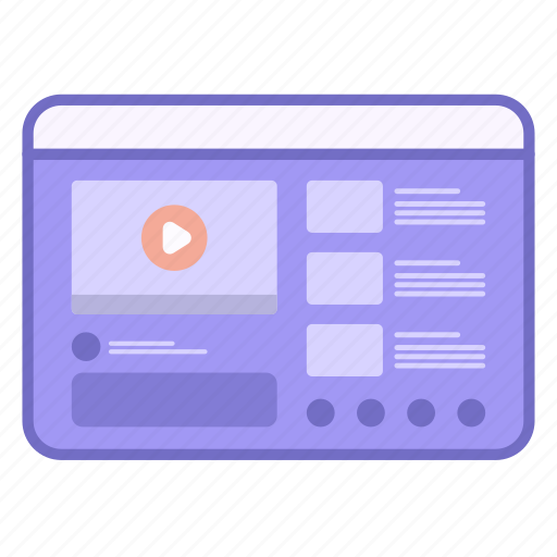 User, ui, web, app, online, video, player icon - Download on Iconfinder