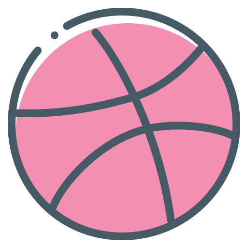 Ball, basketball, dribbble, logo icon - Free download