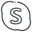 logo, skype 
