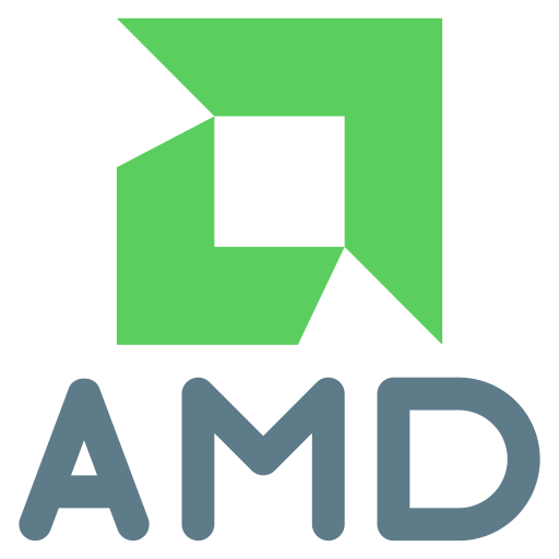 Amd, logo, social, social media icon - Free download