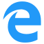 edge, browser, e, logo 