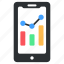 mobile analytics, infographic, statistics, online data, mobile chart 