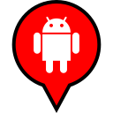 android, pin, android logo, map pin