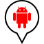 android, pin, navigation, direction 