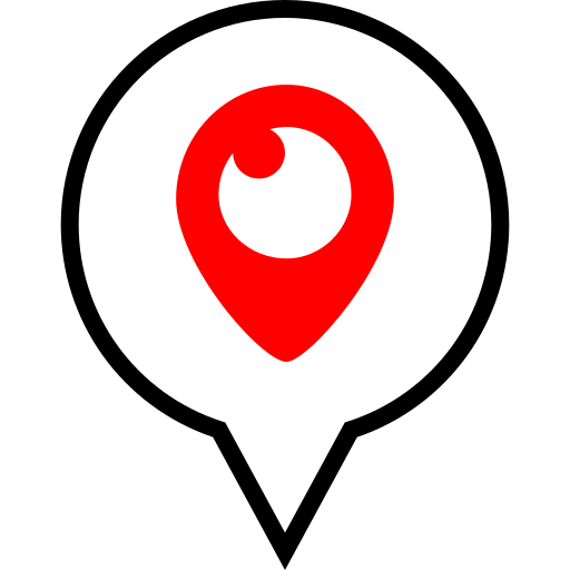 Periscope, pin, pointer, location icon - Free download