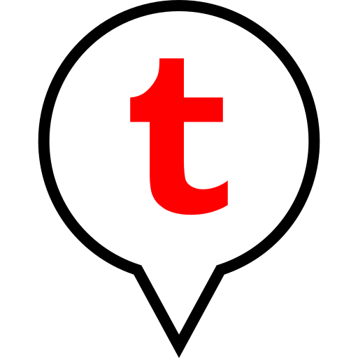 Tumblr, pin, tumblr logo, location icon - Free download
