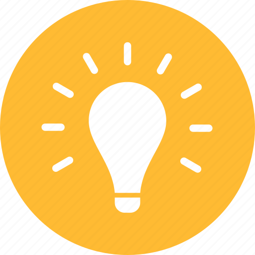 Blue, circle, creativity, entrepreneur, idea, light bulb icon - Download on Iconfinder