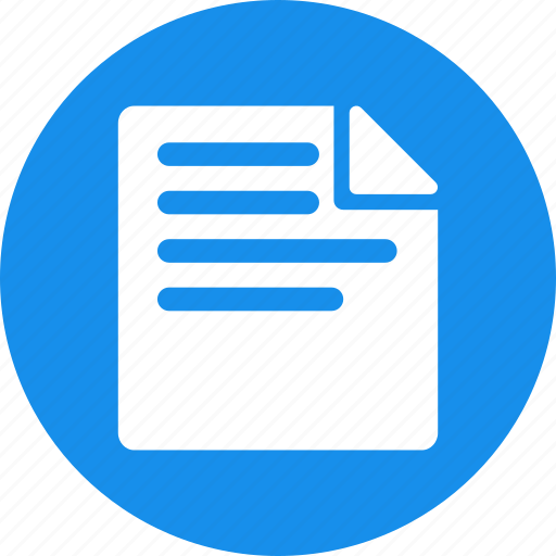 Document, draft, file, note, paper, report, type icon - Download on Iconfinder