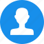 account, avatar, blue, contact, male, portrait, profile 