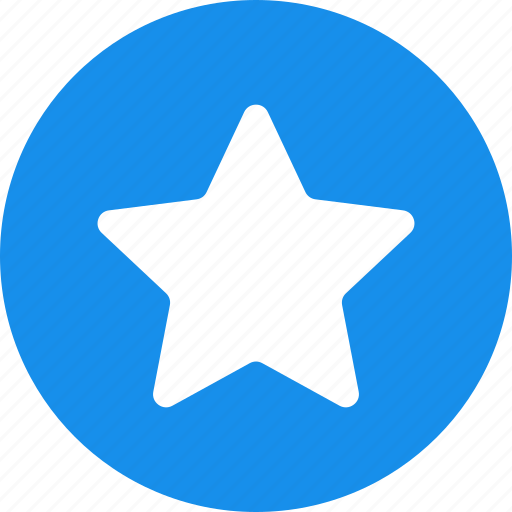 Achievement, blue, bookmark, circle, favorite icon - Download on Iconfinder