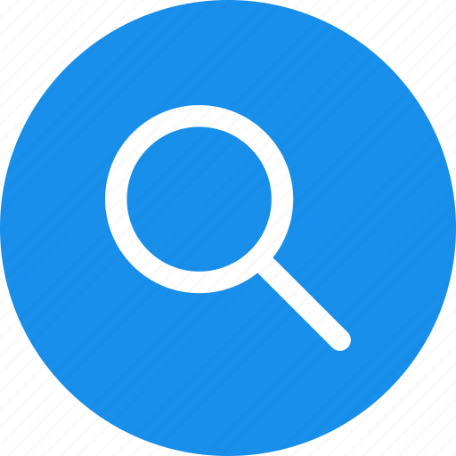 Blue, browse, circle, discover, explore, search icon - Download on Iconfinder