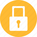 lock, locked, password, privacy, protected, yellow