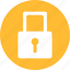 lock, locked, password, privacy, protected, yellow 