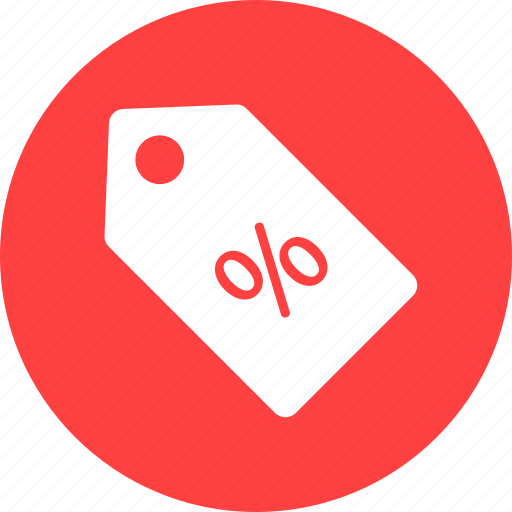Bargain, discount, off, price cut, red, sale, shopping icon - Download on Iconfinder