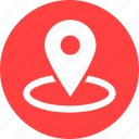 gps, location, map, marker, navigation, nearby, red