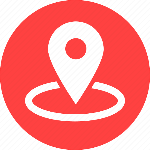 Gps, location, map, marker, navigation, nearby, red icon - Download on Iconfinder