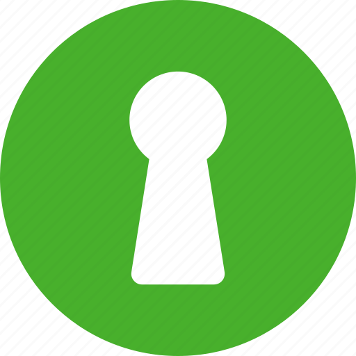 Access, circle, door, hole, key, keyhole, password icon - Download on Iconfinder