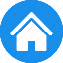 address, apartment, blue, casa, circle, home, homepage