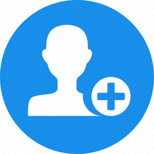 Account, add, blue, contact, create, friend, new icon - Download on Iconfinder