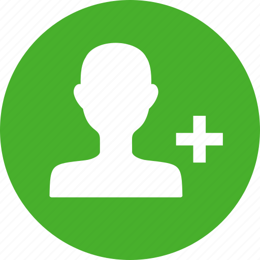 Account, add, contact, create, friend, green, new icon - Download on Iconfinder