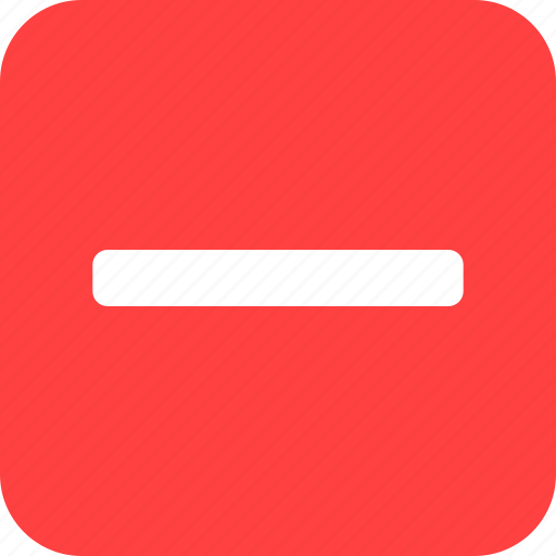 Square, cancel, close, delete, exit, minus, remove icon - Download on Iconfinder