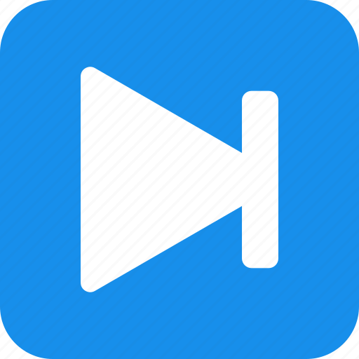 Square, arrow, blue, forward, next, right icon - Download on Iconfinder
