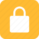 square, lock, privacy, safe, secure, security, yellow