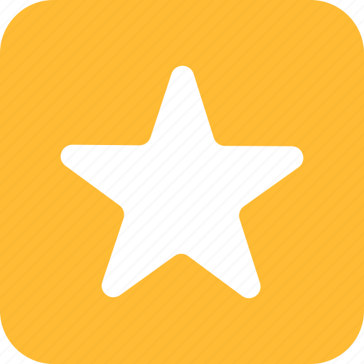 Square, badge, best, bookmark, favorite, like, yellow icon - Download on Iconfinder