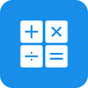 square, accountant, accounting, blue, calculate, calculation
